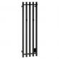 Dansani Luna Kvika hndkldetrrer m/timer - 33x120 cm - Mat sort