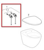 Geberit monteringsbeslag til v�gh�ngt toilet type EFF3, montage nedefra