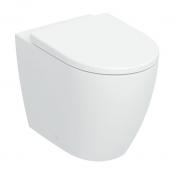 Geberit iCon gulvst�ende Back-to-Wall toilet m/skjult montering, TurboFlush og toilets�de