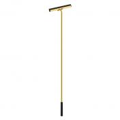 Damixa Zen lang bruseskraber m/holder - Brstet messing