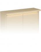 Gustavsberg Graphic topplade med lys - Lille dybde - Beige