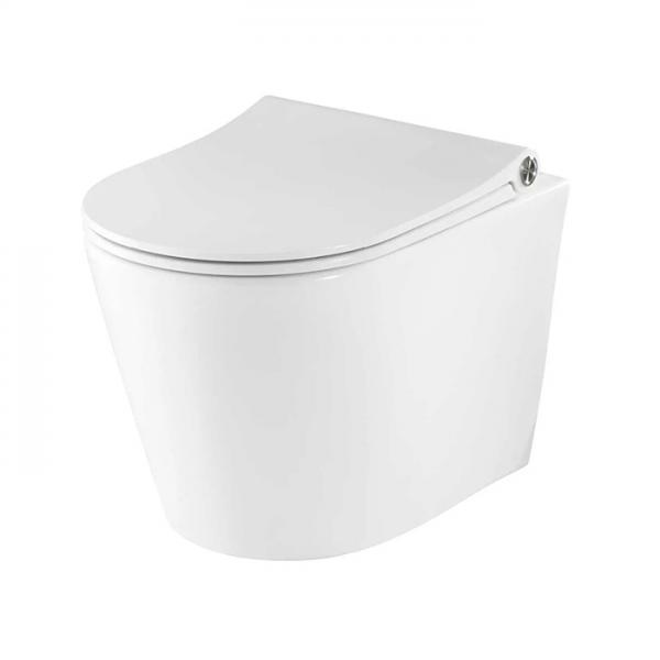 Pressalit Trend rimless væghængt toilet inkl. Sway D2 sæde Pressalit Trend rimless væghængt toilet inkl. Sway D2 sæde
