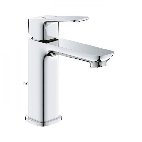 Grohe Cubeo M h&aring;ndvaskarmatur m/l&oslash;ft-op bundventil - Krom