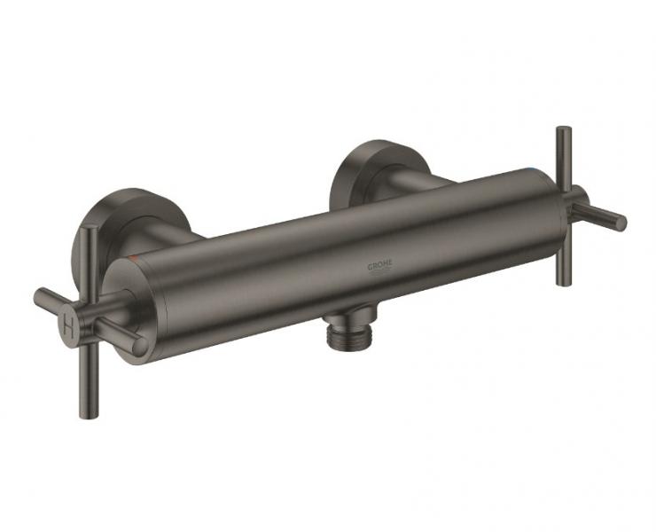 Grohe Atrio brusetermostat - Børstet hard graphite Grohe Atrio brusetermostat - Børstet hard graphite