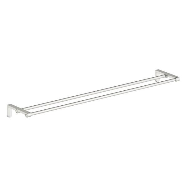 Damixa Zen dobbelt håndklædestang 800 mm - Steel