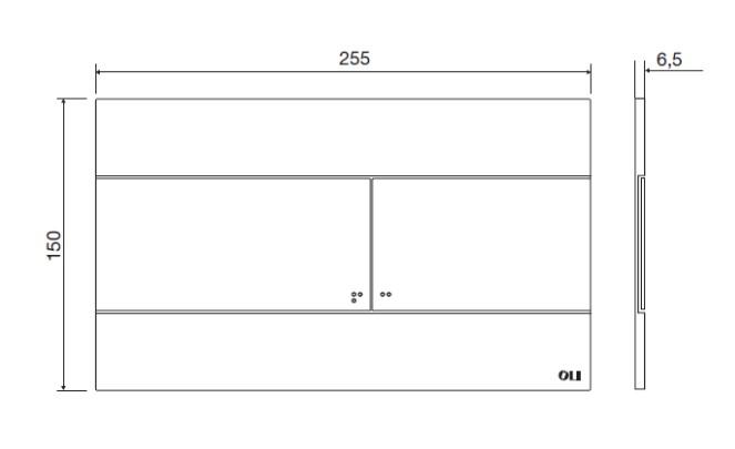 Alterna Primeo model III trykplade - Hvid