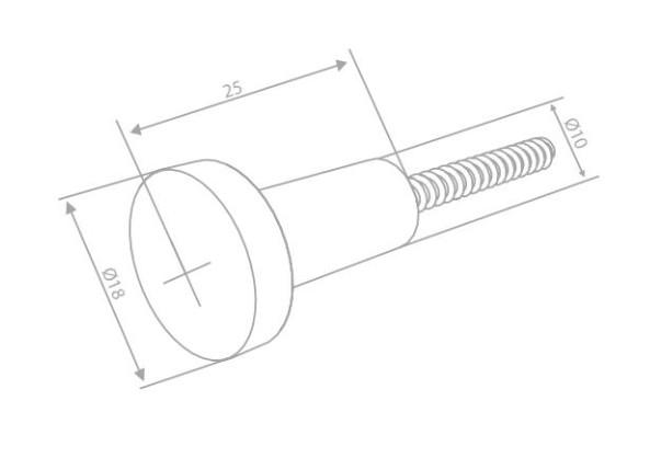 Damixa Zen håndklædekrog 2 stk. - Steel