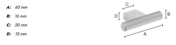 Beslagsboden B410 møbelknop m/crystal cut - Børstet messing Beslagsboden B410 møbelknop m/crystal cut - Børstet messing