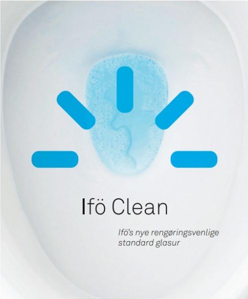 Ifö Spira gulvtoilet 6261 m/Rimfree og Ifö Clean - Høj model