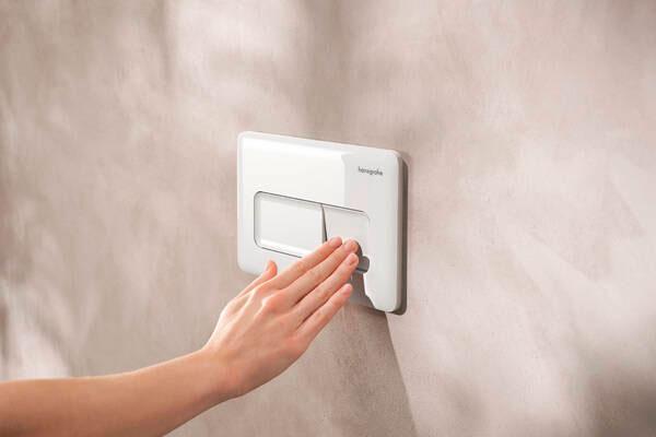 hansgrohe iFrame Original Q betjeningsplade - Hvid