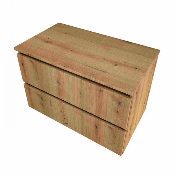 Sanibell Proline 81 underskab m/bordplade, lameller og skuffer - Urban eg Sanibell Proline 81 underskab m/bordplade, lameller og skuffer - Urban eg