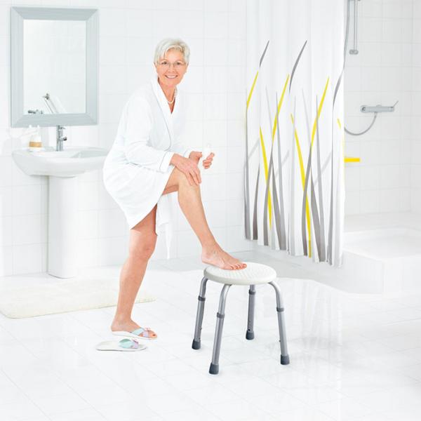 Ridder Assistent badestol - Rund - Hvid Ridder Assistent badestol - Rund - Hvid