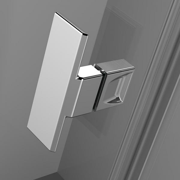 Str&oslash;mberg Noma 45 svingd&oslash;r m/sidepanel 1000mm - H&oslash;jre - Krom