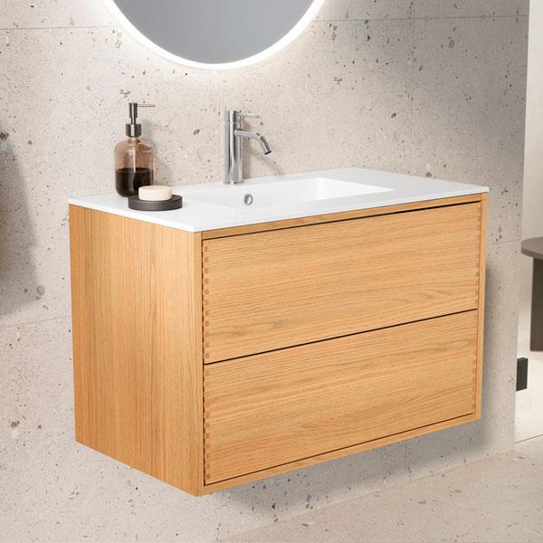 Str&oslash;mberg Nordic Handcrafted 60 underskab m/skuffer - Natural oak