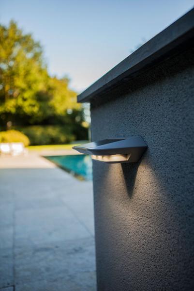 Lutec Ghost Solar udendørslampe m/PIR-sensor og solceller