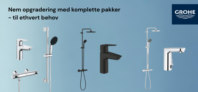 Nem opgradering til dit hjem med Grohe